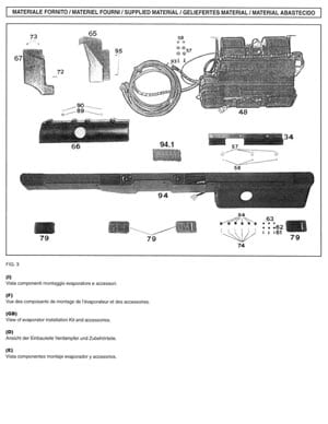 Download installation manual PDF for Land Rover Defender AC interior kit TD5 engine compartment kit