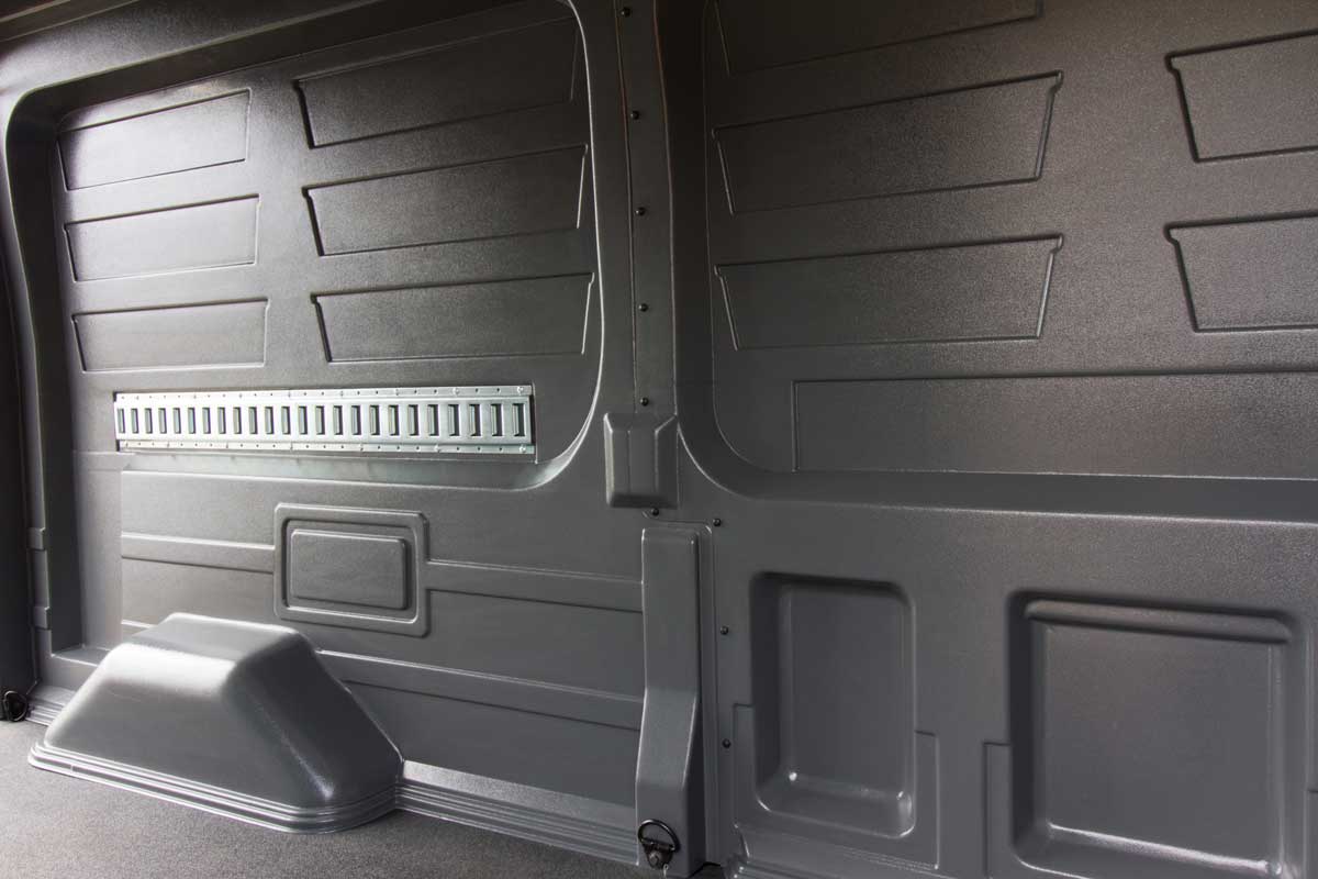 Ford transit rear cargo HVAC solutions by Cicioni