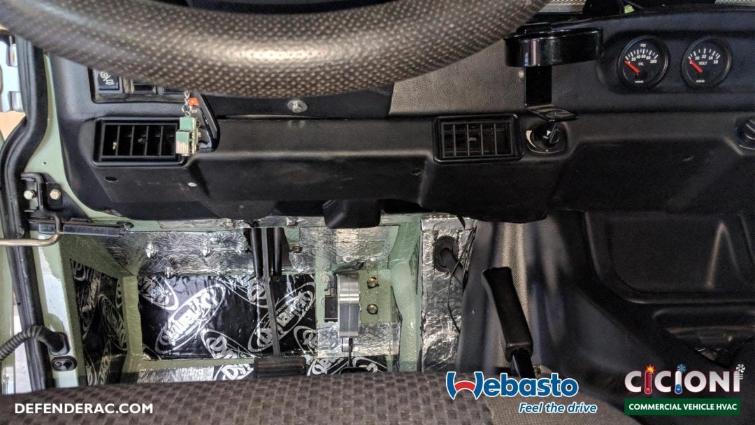 Land Rover Defender Air Conditioning AC System Kits by asto Cicioni