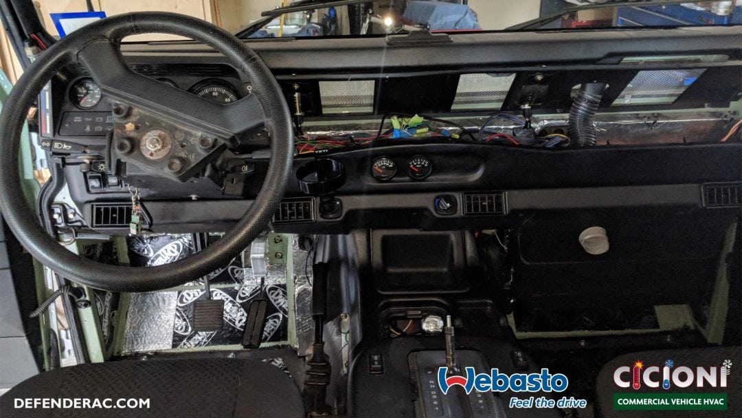Land Rover Defender Air Conditioning AC System Kits by asto Cicioni